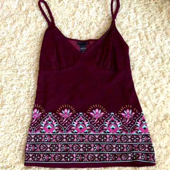 New York & Company Tops - NY&Co Cami Top  SZ S Wine Color EUC